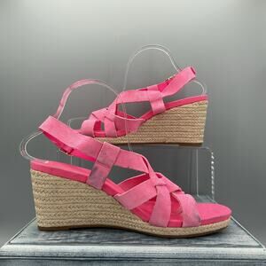 NEW Cole Haan Women’s Crystal Wedge Sandals Pink Size 9.5B